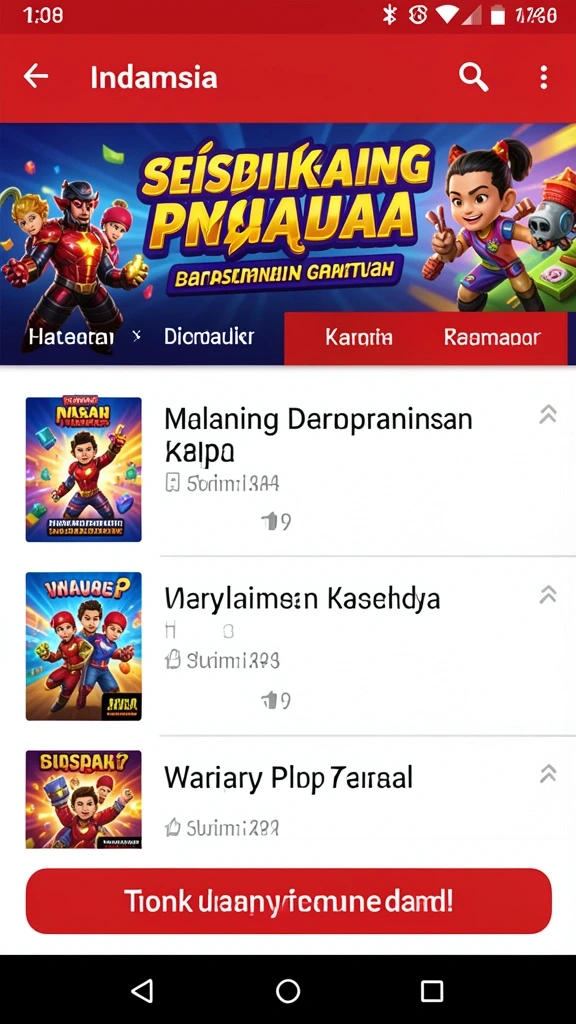Antarmuka modern dan menarik dari aplikasi 11TBET.