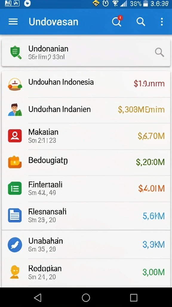 Tampilan antarmuka yang intuitif dan menarik.