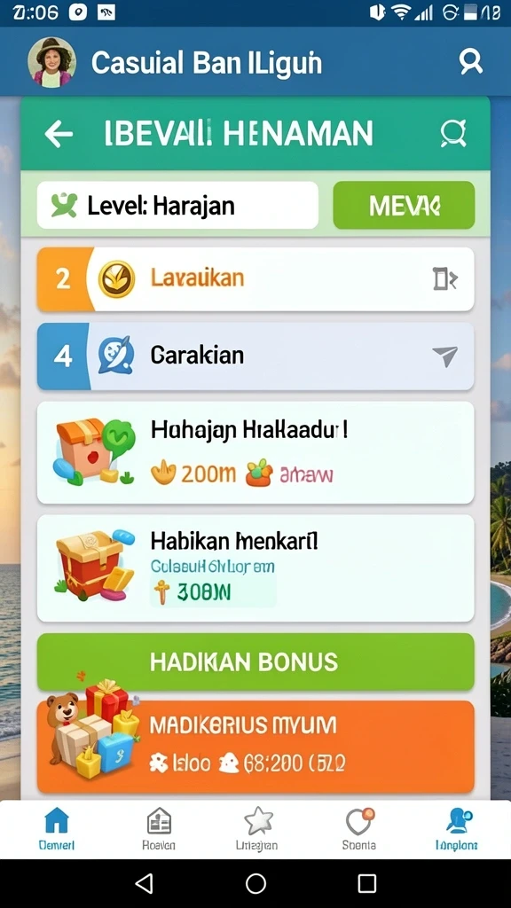 Tampilan papan catur yang modern dan menarik.