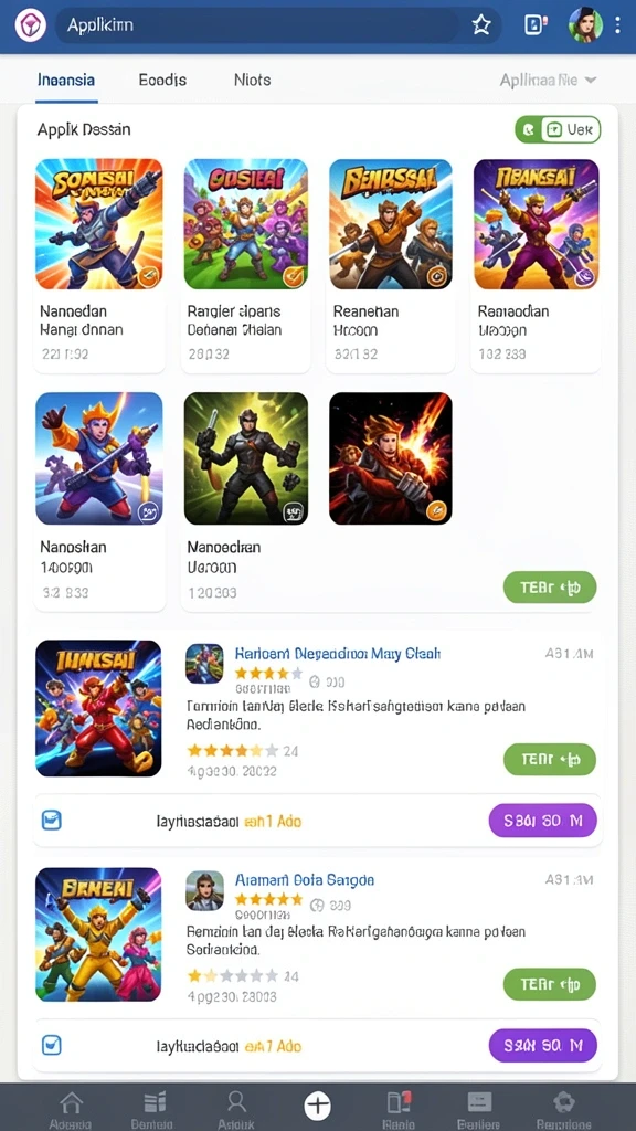 Tampilan antarmuka yang user-friendly dan menarik.
