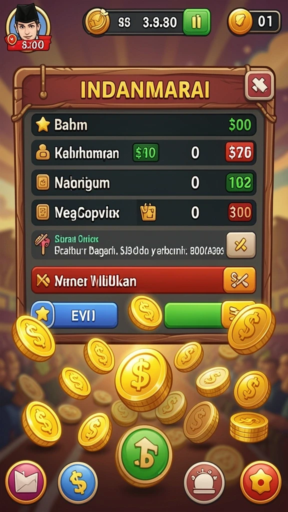 Berbagai tema menarik yang membuat permainan tidak membosankan.