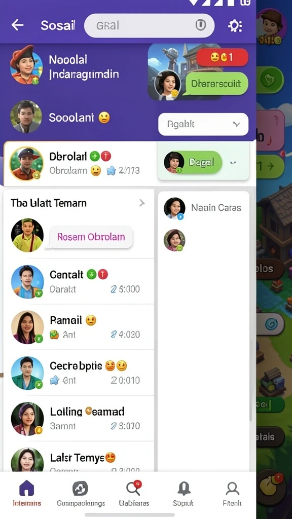 Gameplay seru dengan banyak tantangan yang menanti.