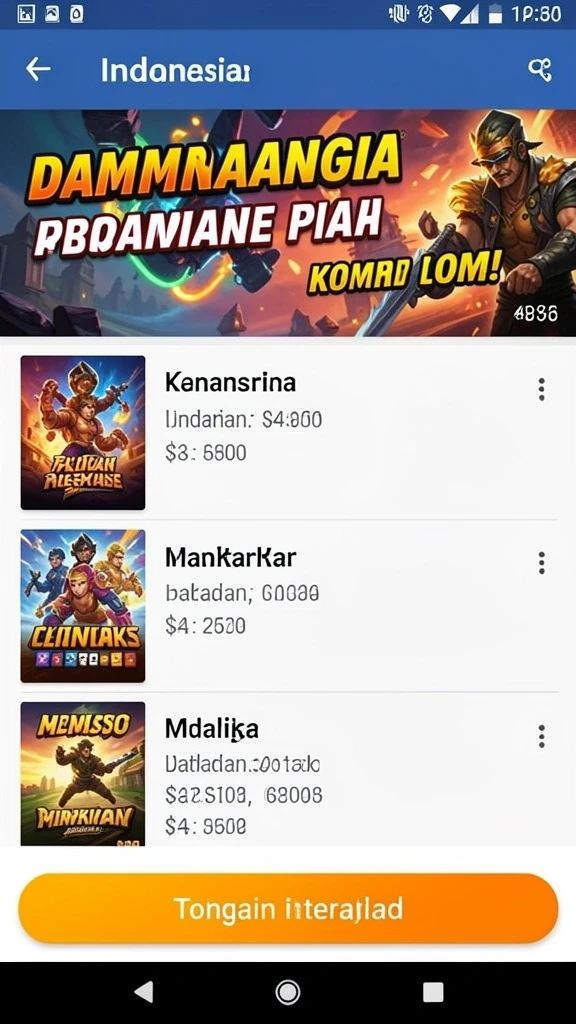 Tampilan antarmuka yang menarik dan ramah pengguna.