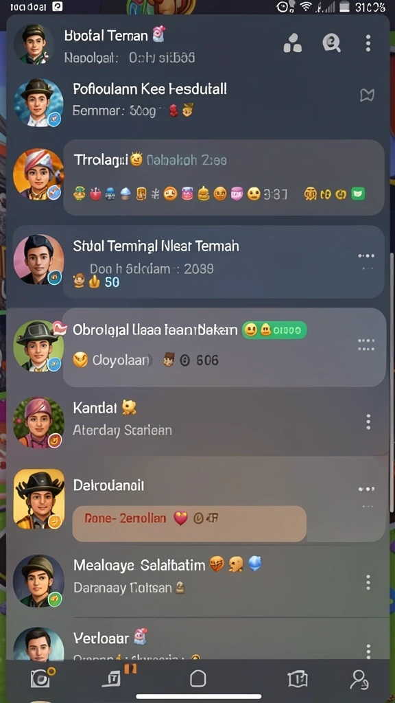 Screenshot dari momen permainan yang menggembirakan.