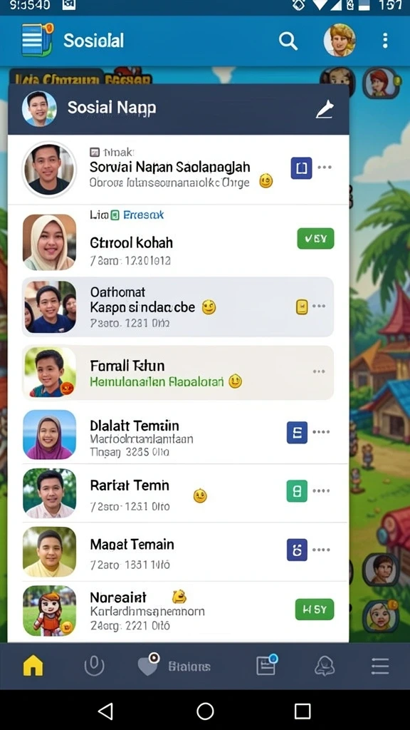 Tampilan antarmuka yang menarik dan user-friendly.