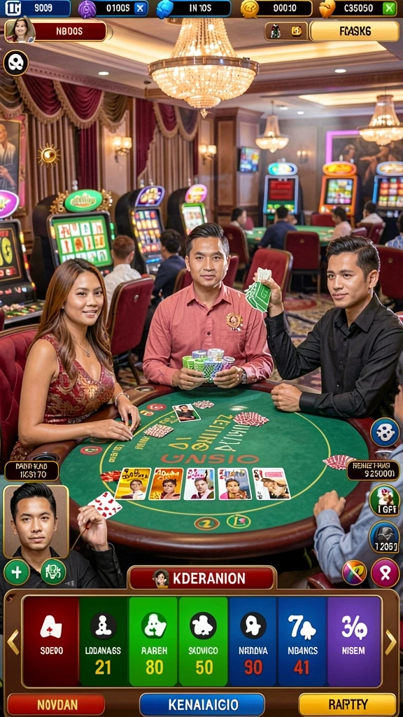 Karakter-karakter unik dalam HOKIGAME siap untuk dijelajahi.