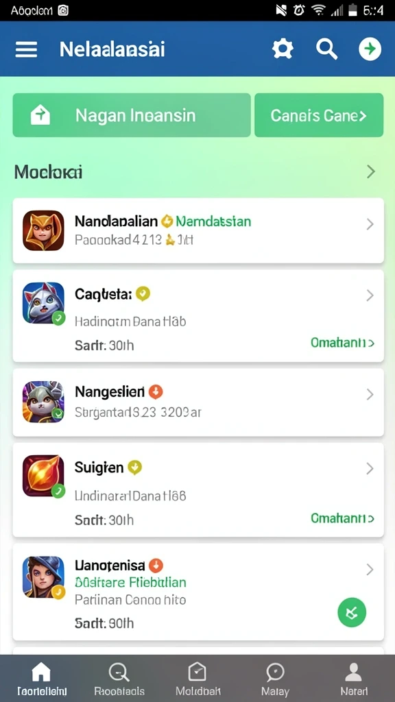 Level yang menantang dan beragam.