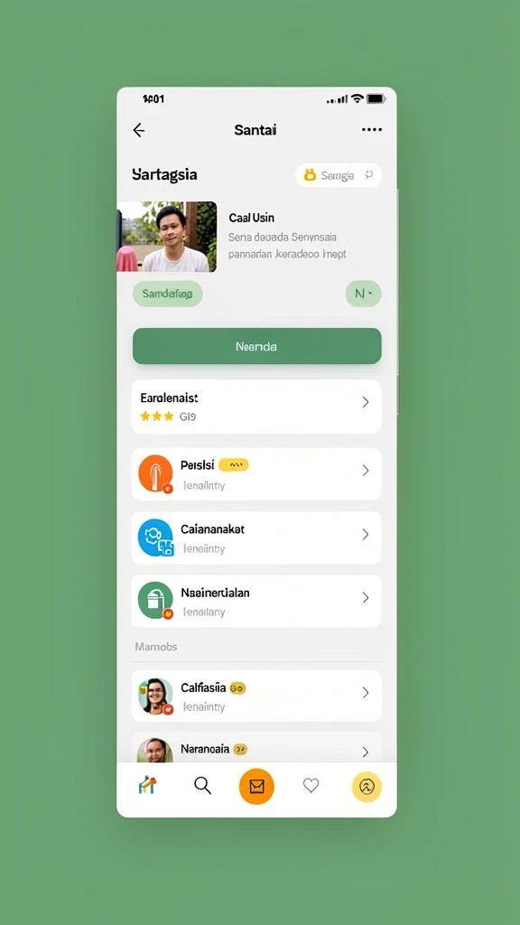 Tangkapan layar menunjukkan menu karakter dan kemampuan unik.