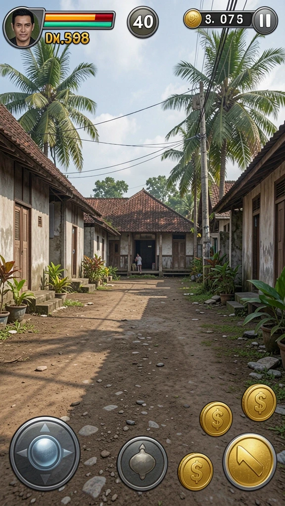 Tampilan antarmuka awal yang mudah dipahami.