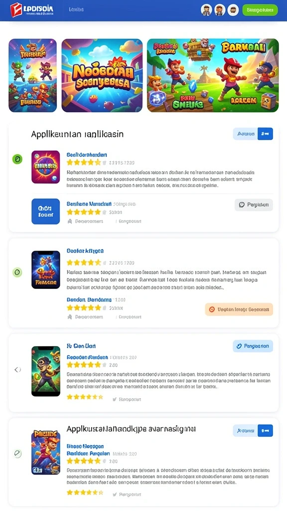 Grafis permainan yang memukau dan penuh warna.