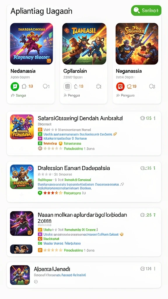Tampilan grafis yang menawan dan menarik.