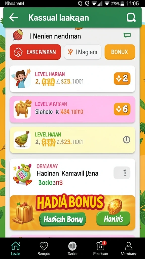 Tampilan antarmuka yang menarik dan mudah dinavigasi.