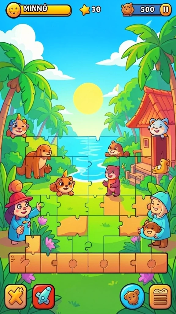 Screenshot dari gameplay yang menampilkan aksi seru.