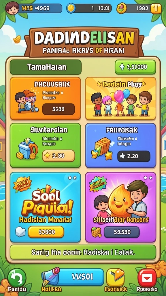 Level penuh tantangan yang menguji ketangkasan pemain.