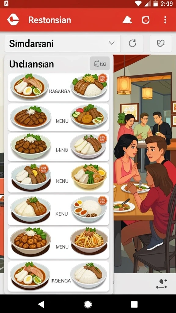 Interface pengguna yang sederhana dan intuitif.