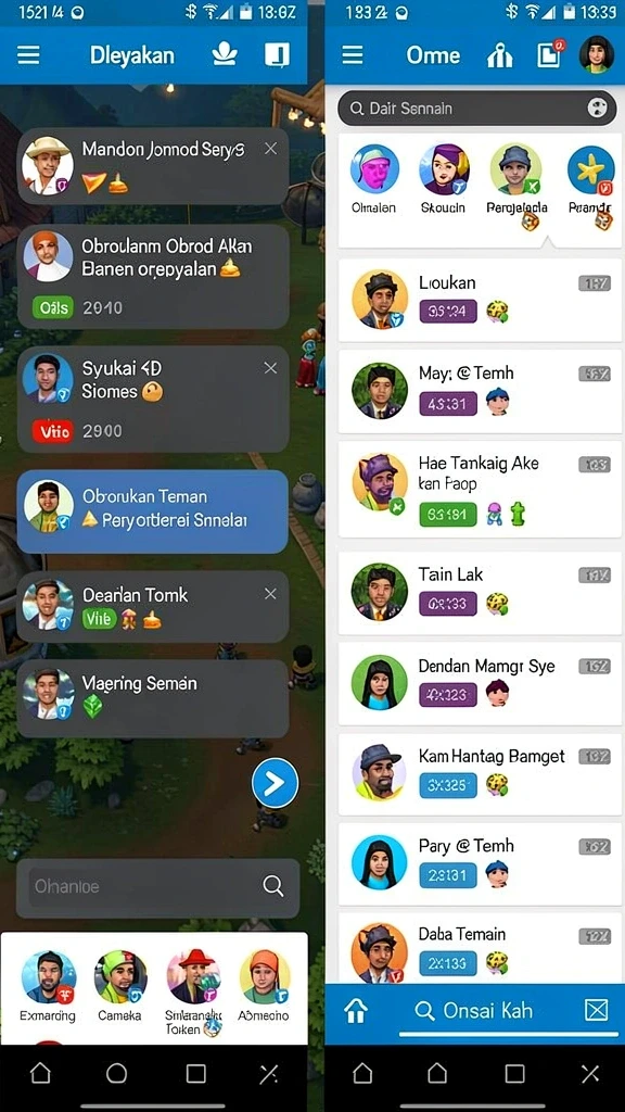 Level menantang penuh rintangan.