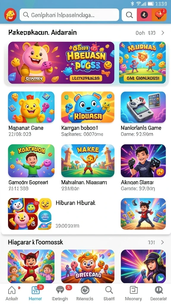 Setiap level menghadirkan tantangan baru yang seru.