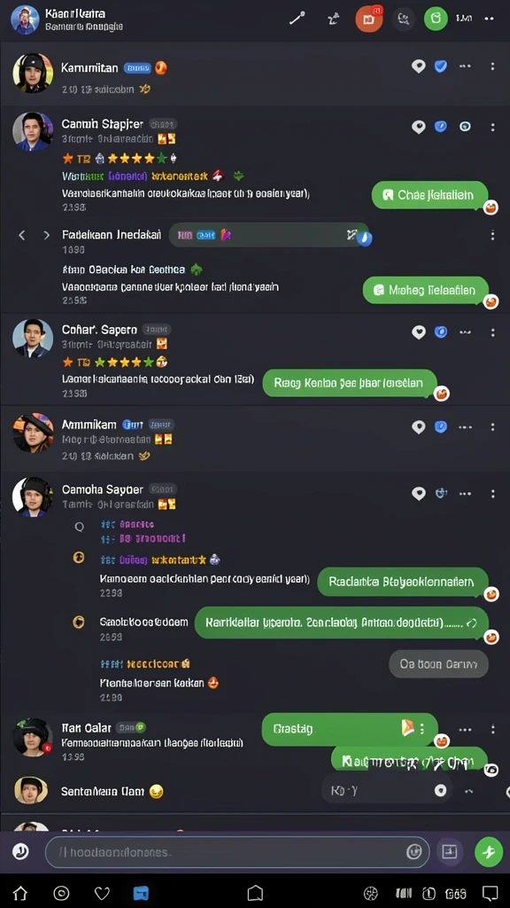 Karakter yang dapat diupgrade dengan berbagai pilihan.