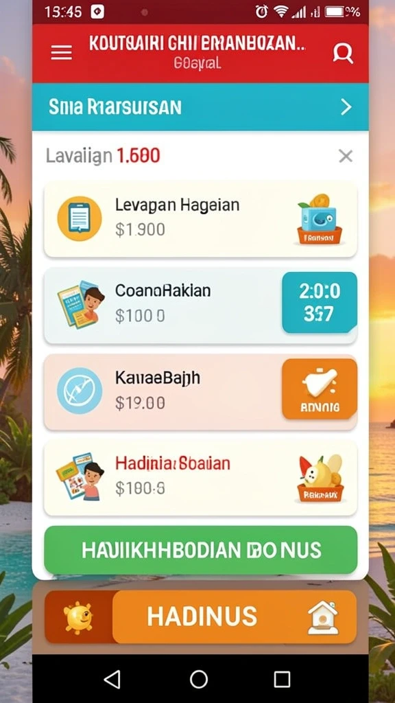 Screenshot memperlihatkan fitur leaderboard yang kompetitif.