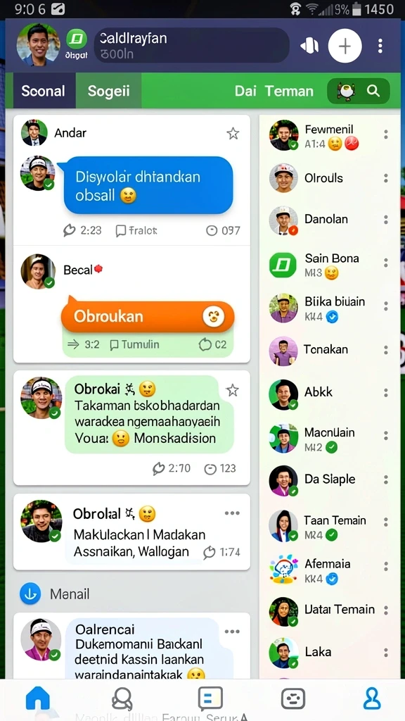 Tampilan antarmuka utama SONTOGEL yang menarik.