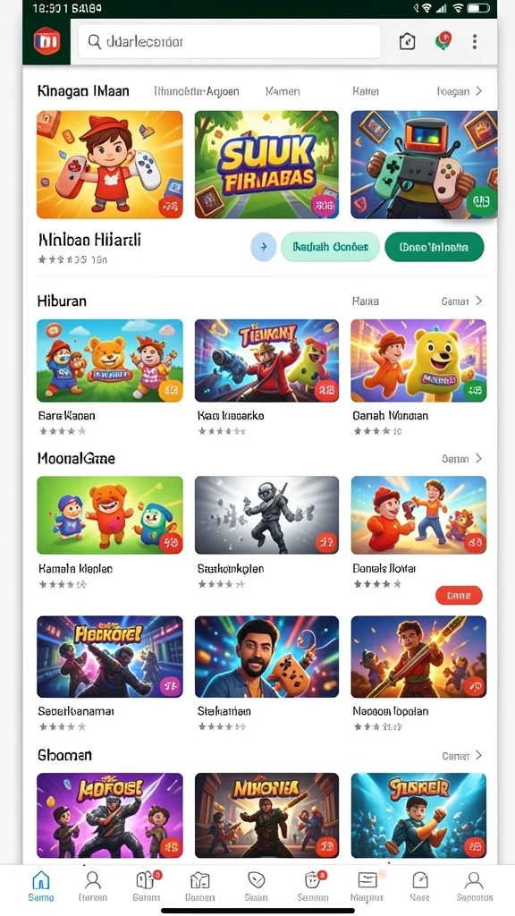 Mode multiplayer yang memungkinkan bermain bersama teman-teman.