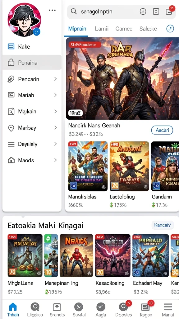 Tampilan awal game WOW77 yang menarik dan user-friendly.